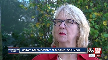 What amendment 5 means for you