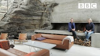 On the edge of a cliff : inside the extraordinary Norwegian summer house - BBC