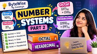 Number Systems Part 2 | Decimal, Binary, Octal & Hexadecimal Conversions | Computer Fundamentals