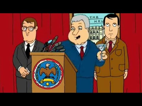 Family Guy Cutaways 1x01 - Drunk Bill Clinton
