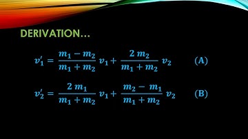 Elastic Collision in one dimension
