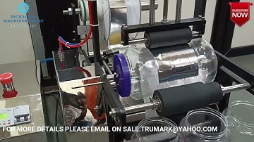SEMI AUTOMATIC BIG JAR STICKER LABELING MACHINE