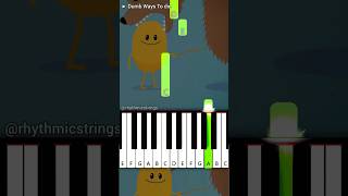 Dumb Ways To Die Easy Piano Tutorial For Beginners
