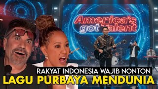 Download Lagu VIRAL DUNIA‼️PERTAMA KALI LAGU PAK PURBAYA BIKIN JURI AMERICA'S GOT TALENT MELONGO #purbaya #agt  MP3