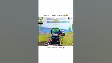 FASTEST 1V4 FAILED!! 😫💀 || Pubg 3.4 #bgmi #pubgmobile #jonathan #shorts