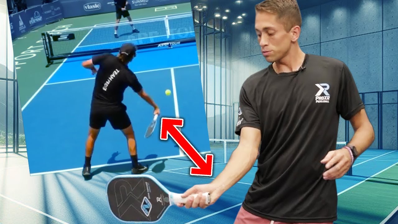 How Pickleball PROS Use WRIST ACTION with ANDRE MICK
