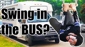 Furring strips, rope ladder, and ceiling insulation. | Ford E-450 SHUTTLE BUS CONVERSION.