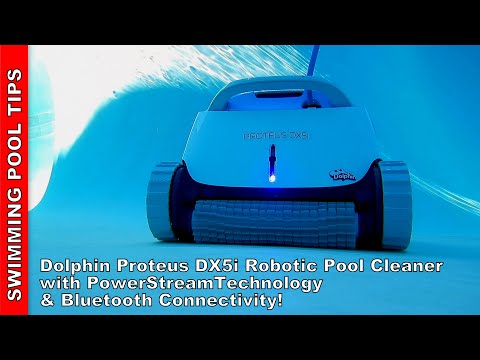 Dolphin Proteus DX5i Robotic Pool Cleaner with PowerStream Technology & Bluetooth App Control!