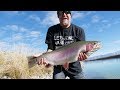 Catching big trout in hydro canals