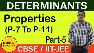 Properties of Determinants, Factor Theorem | PART-05 | Determinants Class-12 CBSE/JEE Maths