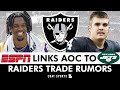 Raiders trade rumors espn links aidan oconnell  malcolm koonce in 2024 nfl draft trade article