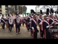 University of Illinois Marching Band in Dallas Texas