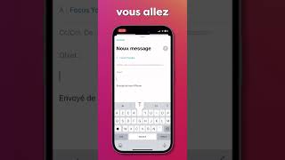 Programmer un email sur iPhone dans Mail avec iOS 16 Shorts iPhone iPhoneTricks iOS16 Tutorial