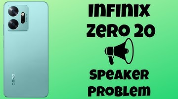 Infinix Zero 20 Speaker not working problem Fix || Sound Issue || Sound Problem Fix