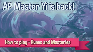 AP Master Yi Season 6 (PBE) - Cowsep's Tutorial \/ Guide