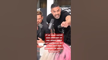 When it benefits women it’s not a double standards? He defending short kings #short