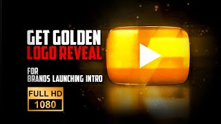 Get Golden Logo Reveal | Youtube Golden Button Logo Reveal - For Brands Intro , Launching video