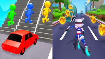 Shape Shifting VS Runner Heroes - All Levels Gameplay Android, IOS (Part 15)