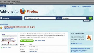 How do I set up SeoQuake?