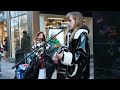 Ajbecovering polly unique cover of a song  by nirvana live from grafton street dublin magical moment