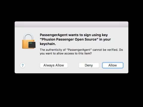 delete keychain from mac