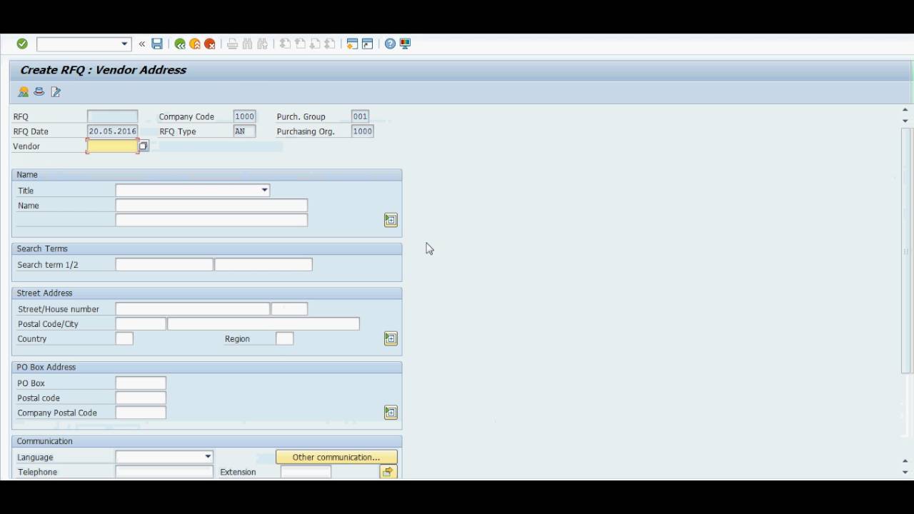 sap procurement