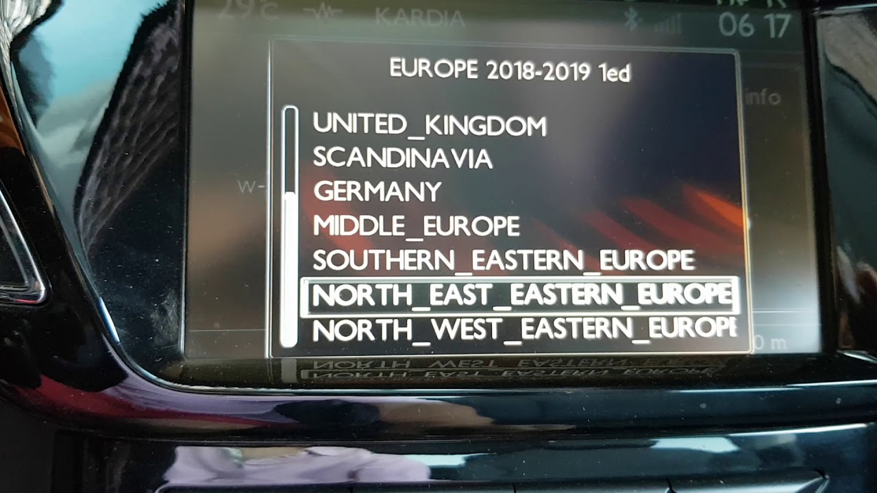 RNEG 2018-2 Peugeot Citroen SD GPS Map for Europe