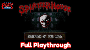 Splatterhouse Deception of the Mask (OpenBOR) | Full Playthrough