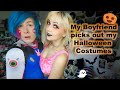 My Boyfriend picks out my Halloween Costumes from Spirit Halloween 2020 + Try on haul🎃