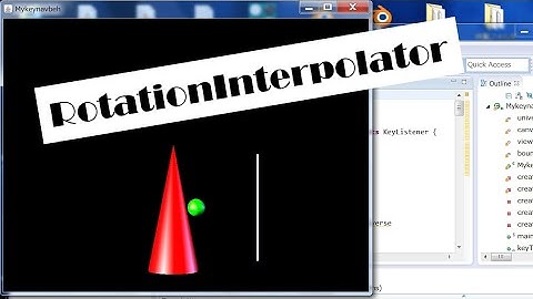 3D Models in Java 3D: Beginners Only_6 Using RotationInterpolator (with Source Code)
