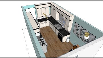 C-Street Kitchen Remodel 3D Rendering