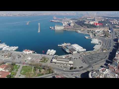 Kadıköy Meydanı'nda son durum havadan görüntülendi