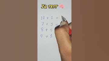 IQ test math #shorts #maths #puzzle