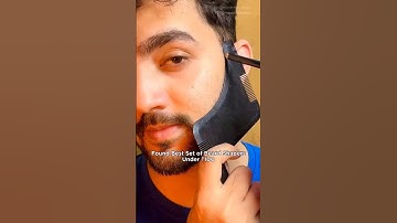Easy Beard Shaping Trick 😍🔥 #youtubeshorts #skincare  #beard #shorts #viral #haircare