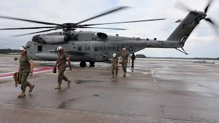U.S. Marines with 2nd Marine Aircraft Wing execute Carolina Dragon 25 aboard SS Wright (T-AVB-3)