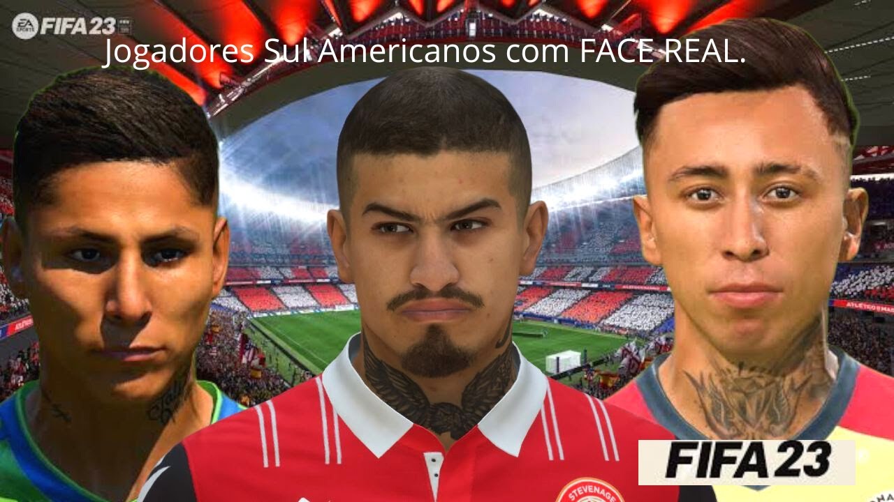 Fifa 22 : Jogadores SUL-AMERICANOS com FACES REAIS para seu modo carreira !  