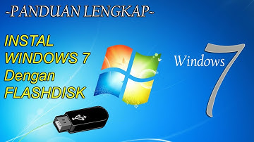 Cara Instal Ulang Windows 7 dengan Flashdisk - Install Windows | Anak Tena Channel