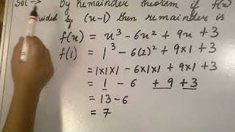 Remainder Theorem (Polynomial) in Khasi By whiteboard junior I MBOSE math class 9