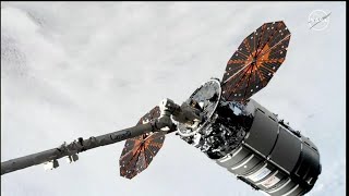 Cargo space craft arrives at International Space Station