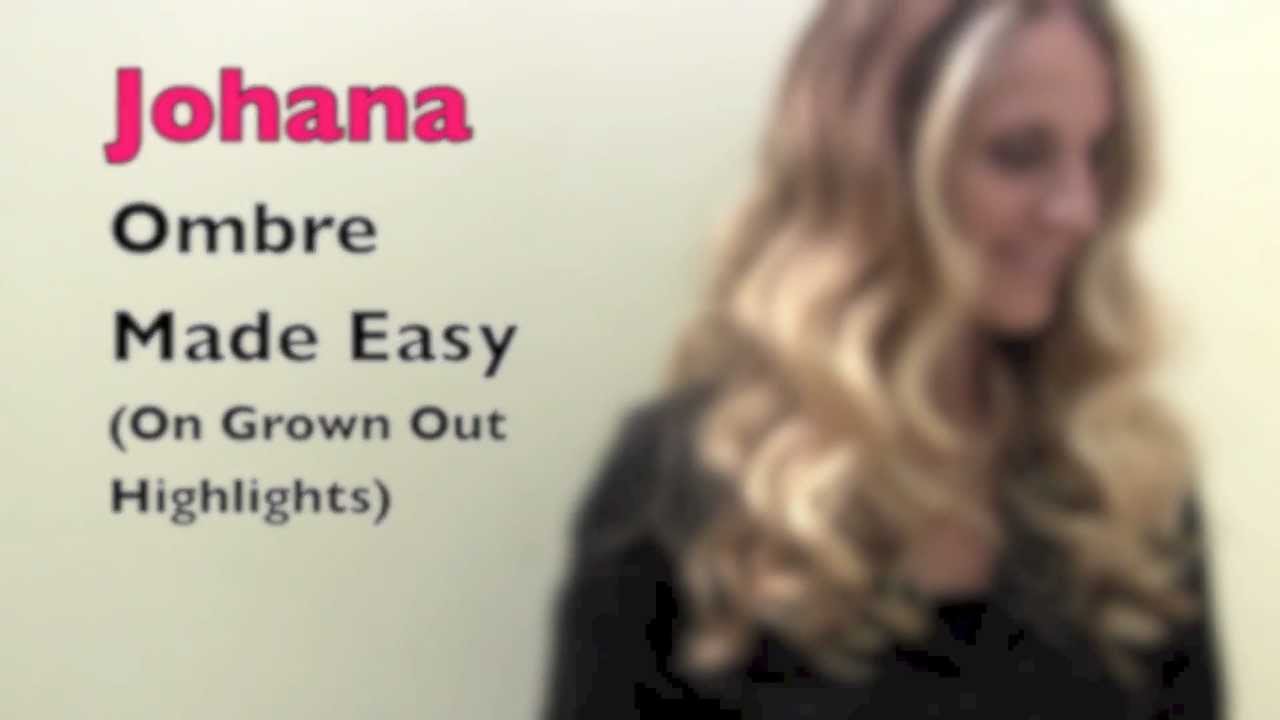 How To: Hair Coloring Technique- Ombre Made Easy - YouTube How To: Hair Coloring Technique- Ombre Made Easy - YouTube