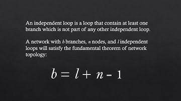 nodes, branches, loops and OHM