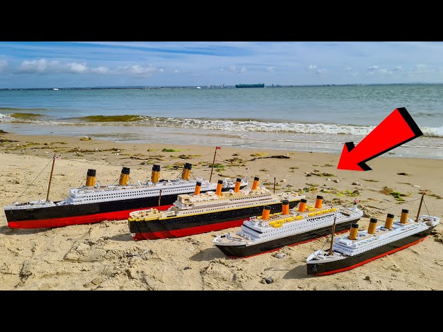 Will the LEGO Titanic float?, Will the huge LEGO Titanic set float? Video  by Buwizz  By Beyond the Brick