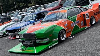 Wildest cars were in the back carpark at Mazda Fan Festa in Fuji!!