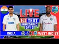 India vs West Indies 1st Test Day 2 Live | IND vs WI Test Live Scores &amp; Commentary | India Innings