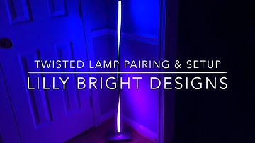 LillyBrightDesigns Twisted Alexa Lamp Setup & Pairing Tutorial