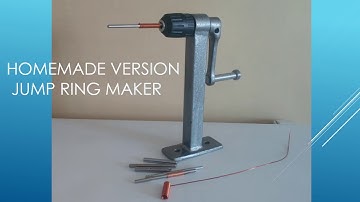 Homemade version jump ring maker