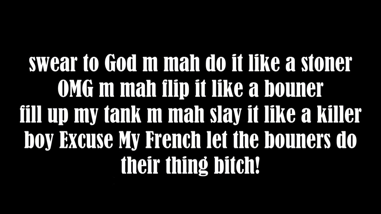 treeneex excuse my french lyrics video YouTube