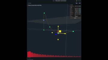 3D, spline-driven **oscillator/instrument editor** built with Three.js and the Web Audio API.