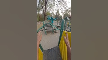 Climbing:- Bella ciao playground parkour pov #shorts #viralshorts #youtubeshorts #climbing