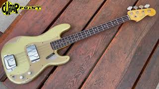 Fender Custom Shop 59 Precision Bass Heavy Relic - Aged Gold Sparkle | GuitarPoint